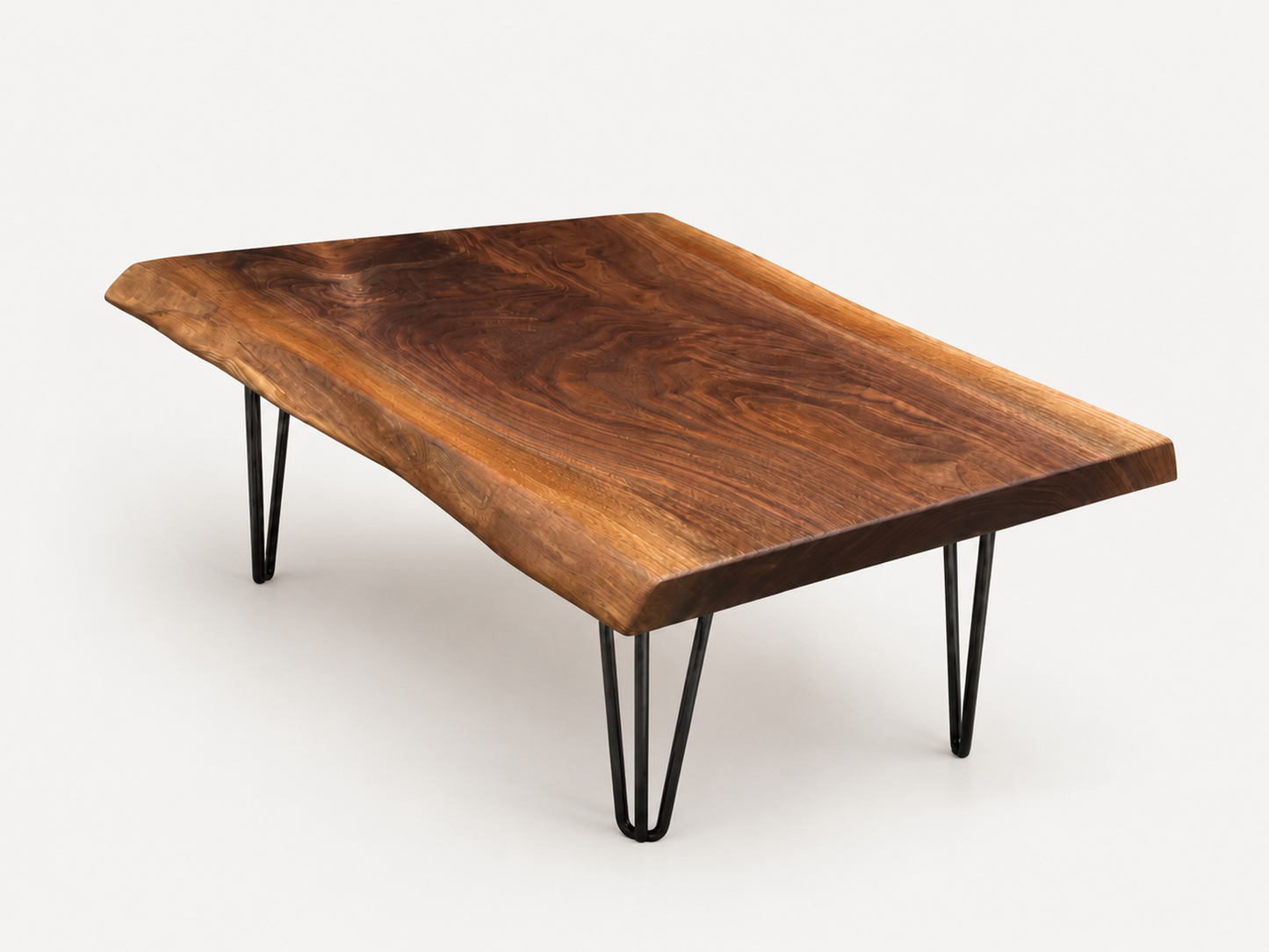 Walnut Luxury Live Edge Coffee Table