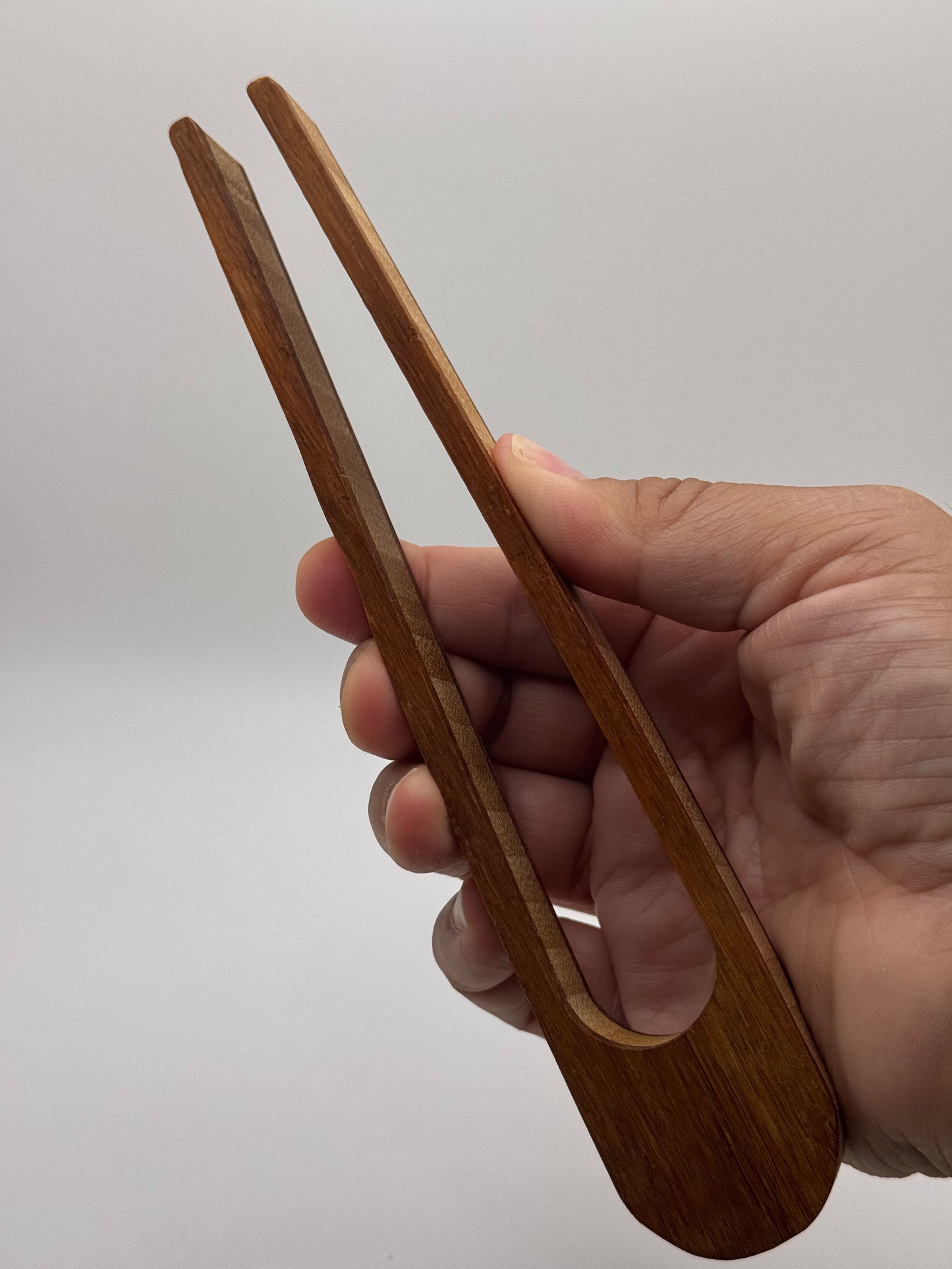 Handcrafted Bamboo Toaster Tongs – Natural, Safe, and Stylish